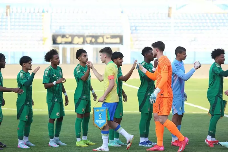 نتيجة متساوية في اللقاء القوي بين البرازيل والسعودية ببطولة خوفو الدولية